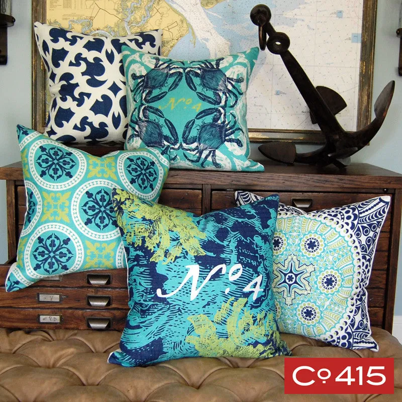 Conch Pillow - Ocean