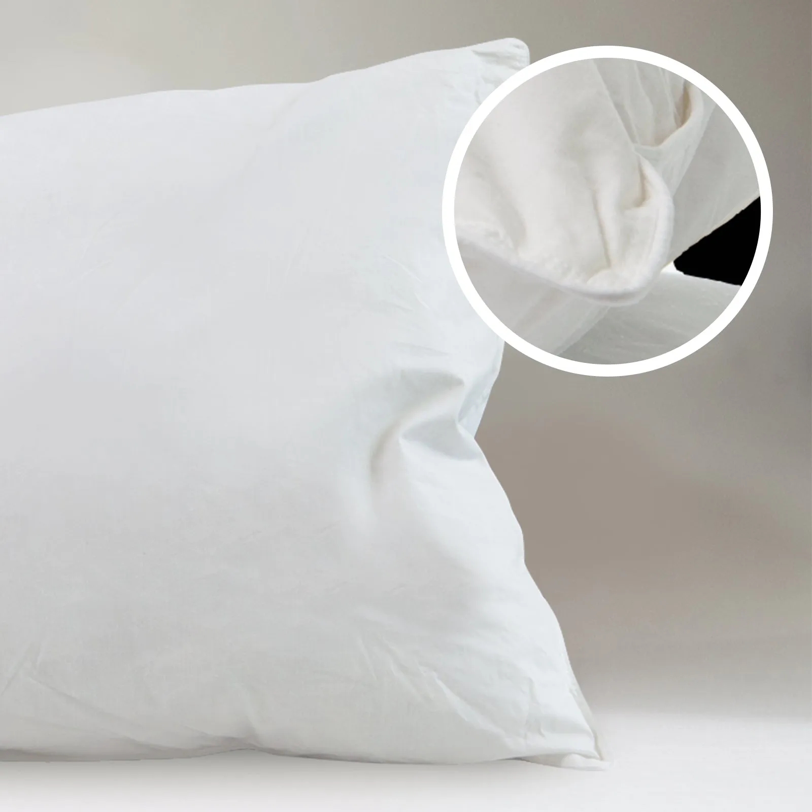 Copy of Casa Decor 50% Duck Feather 50% Down Pillow Cotton Cover 1000GSM Single Pack