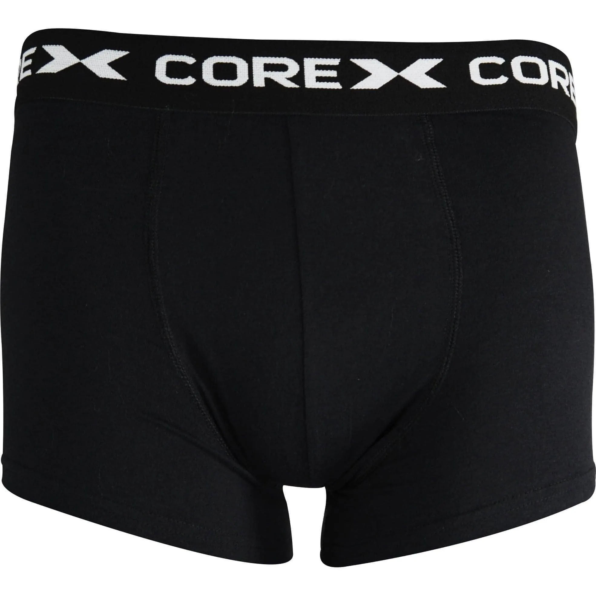 CoreX Fitness Classic (2 Pack) Mens Boxer Shorts - Black