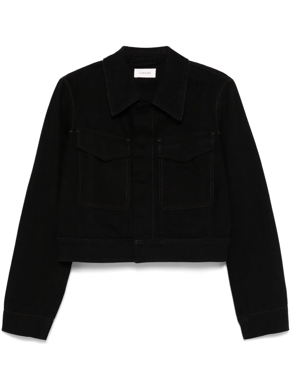 Cotton cropped jacket