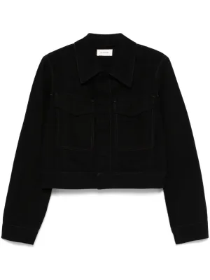 Cotton cropped jacket