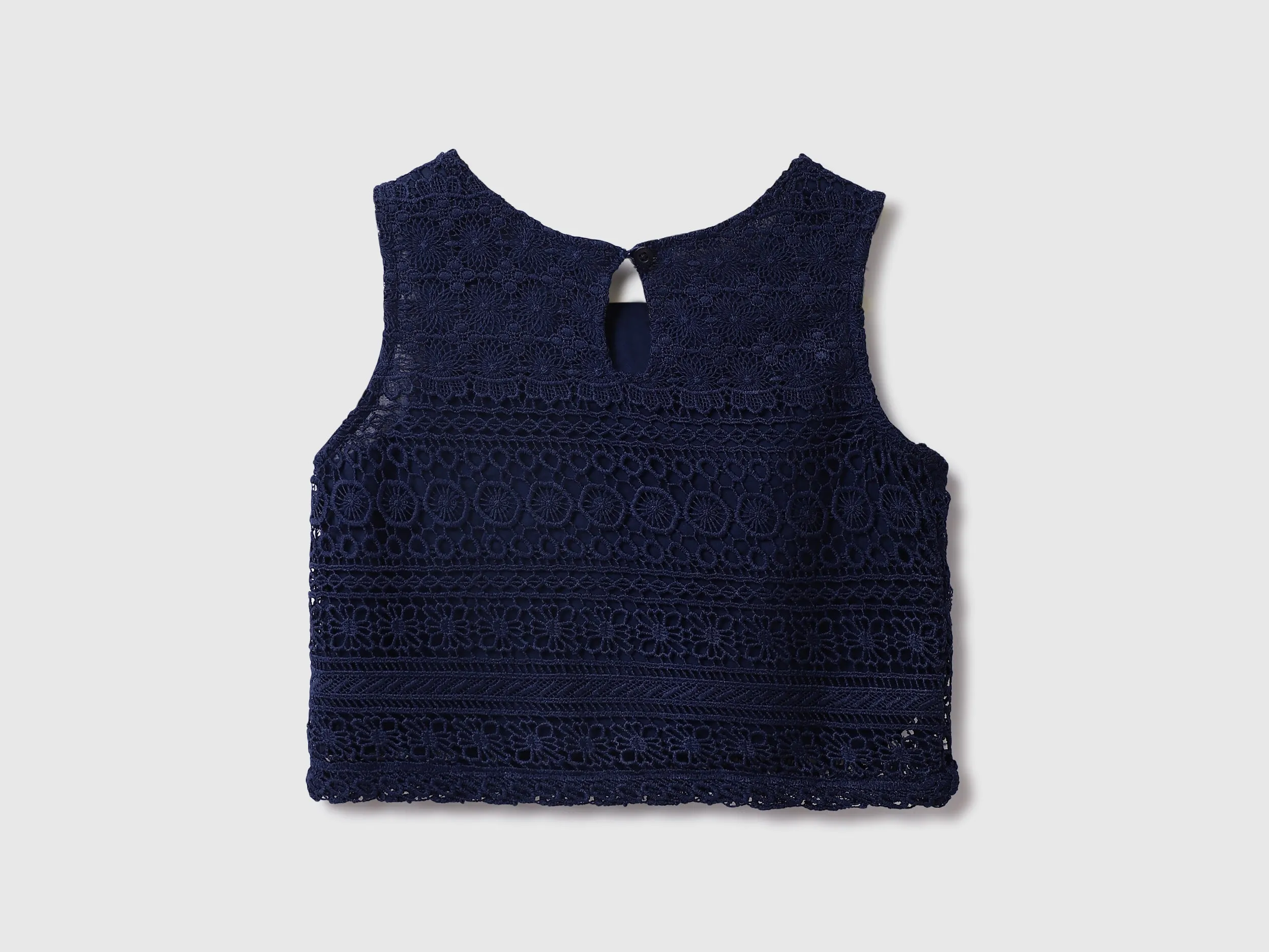 Cotton Embroidery Square Neck Girls Tops