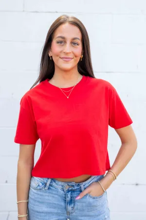 Cotton Heritage Crop Top T-Shirt