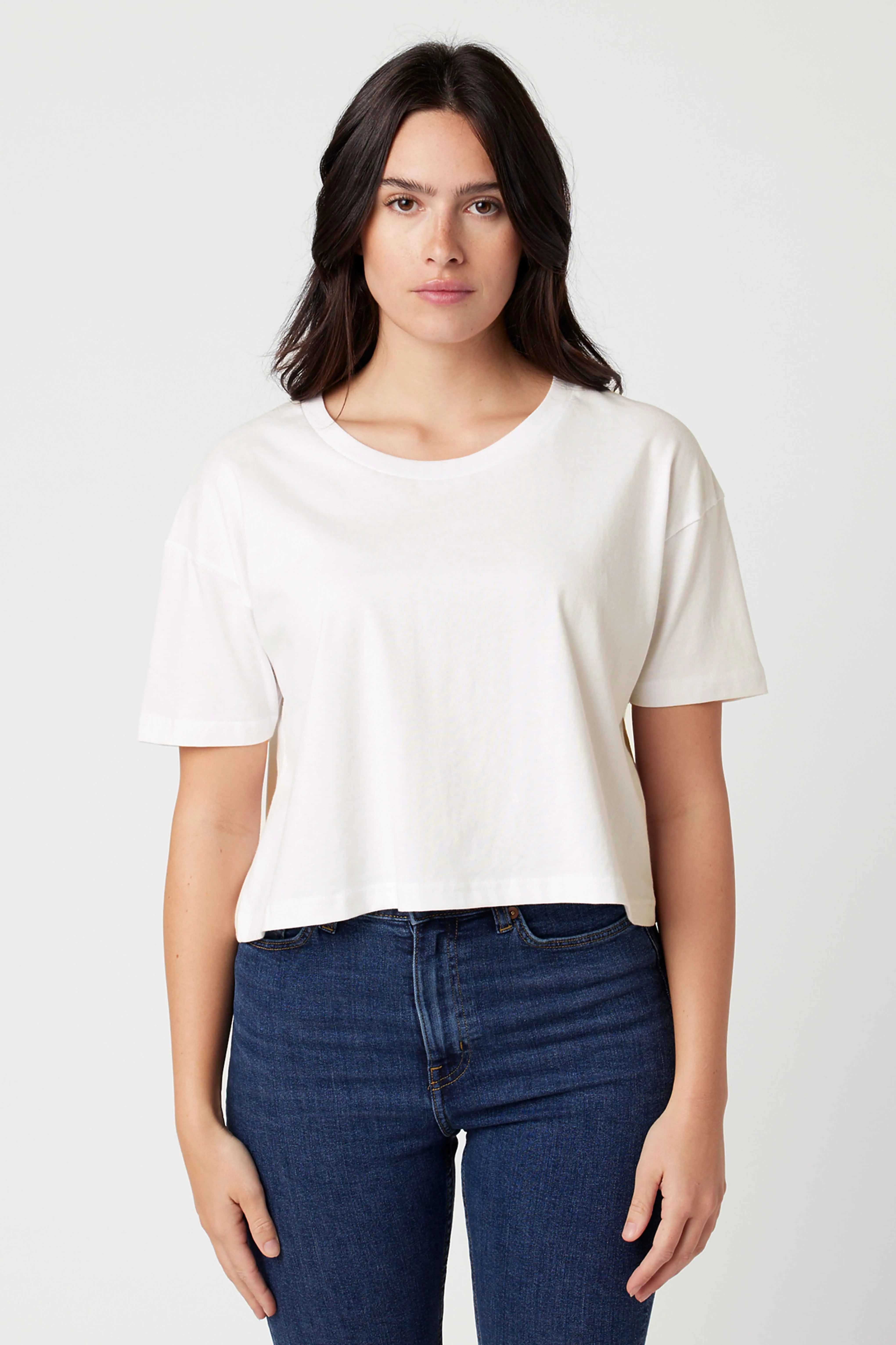 Cotton Heritage Crop Top T-Shirt
