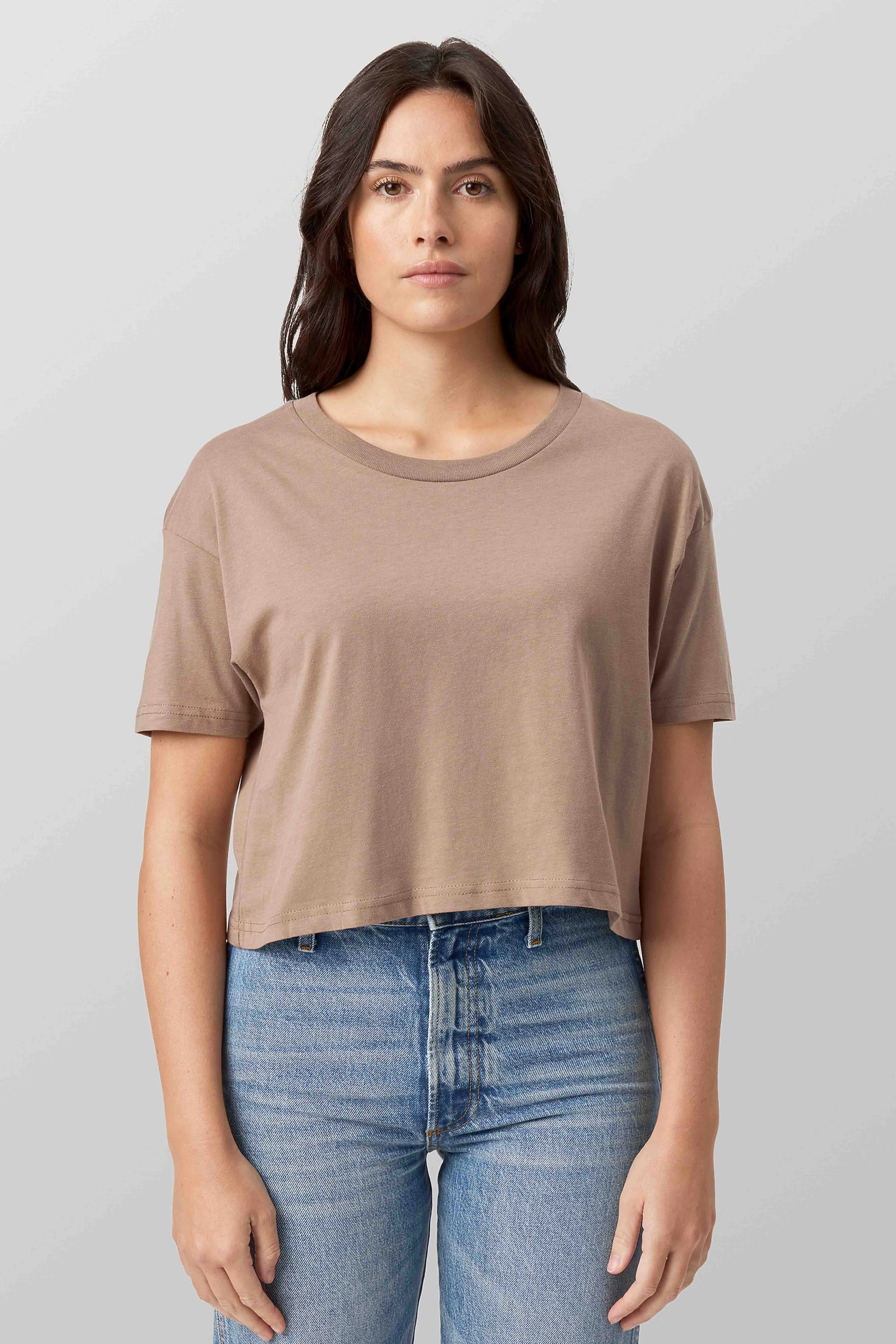 Cotton Heritage Crop Top T-Shirt