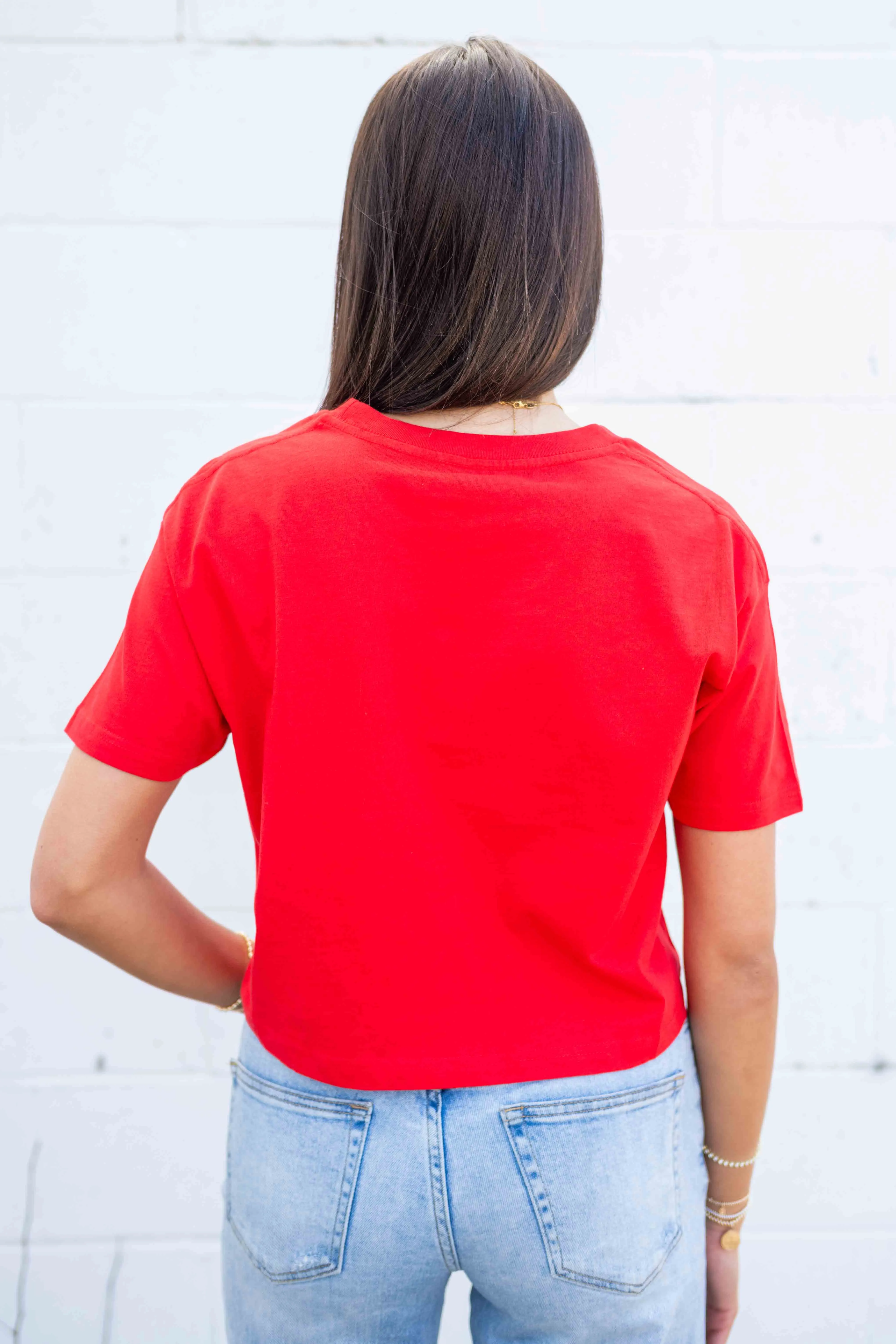 Cotton Heritage Crop Top T-Shirt