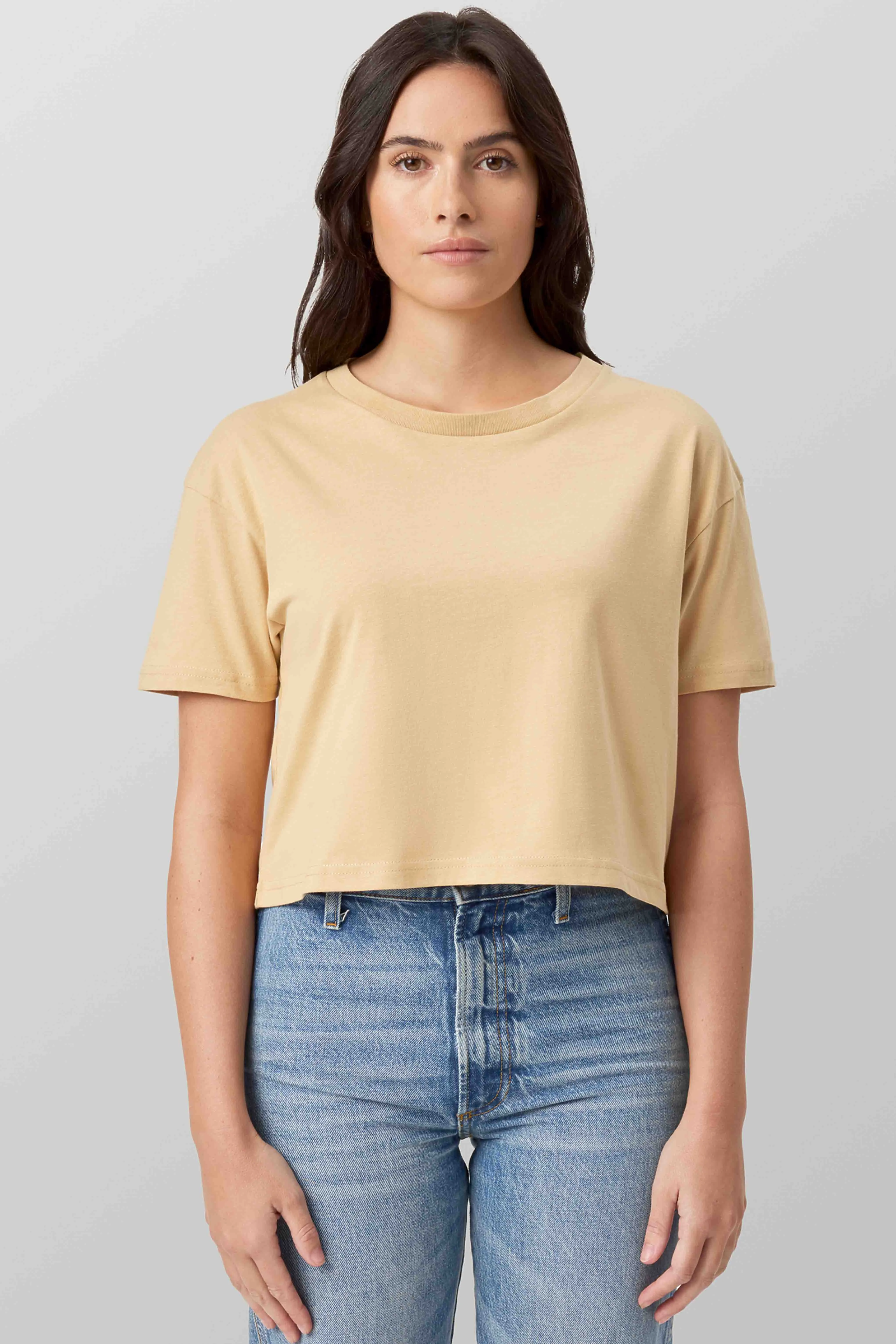 Cotton Heritage Crop Top T-Shirt