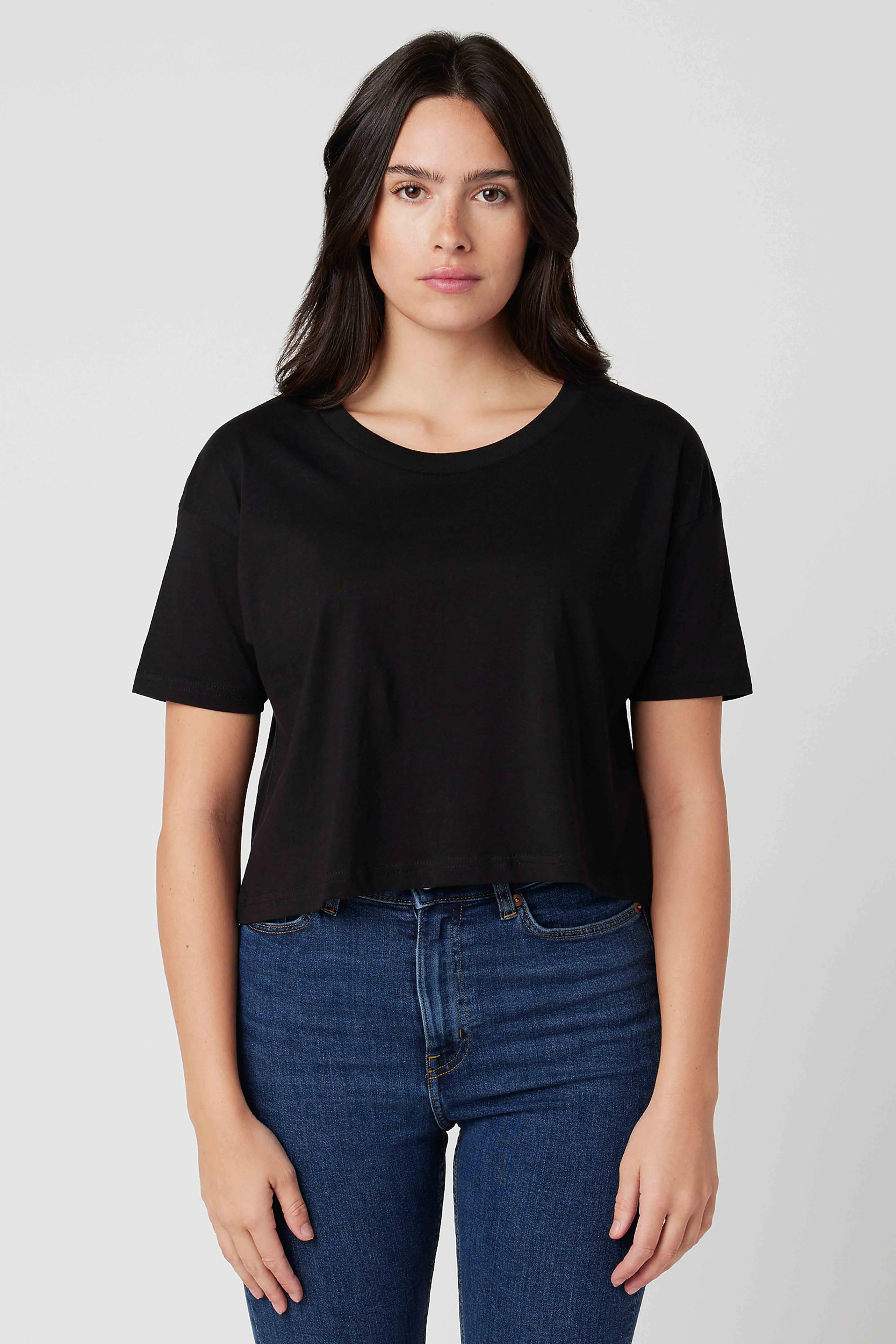 Cotton Heritage Crop Top T-Shirt