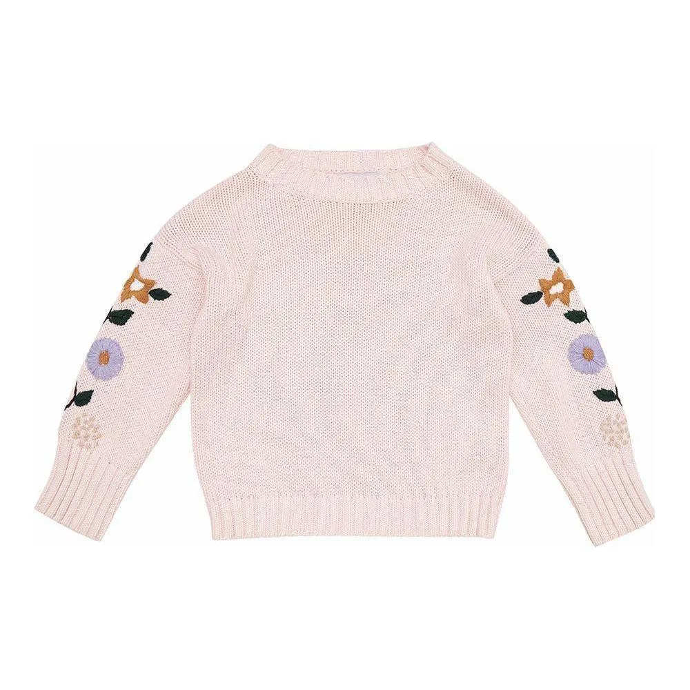 Country Garden Jumper-Pink Rose
