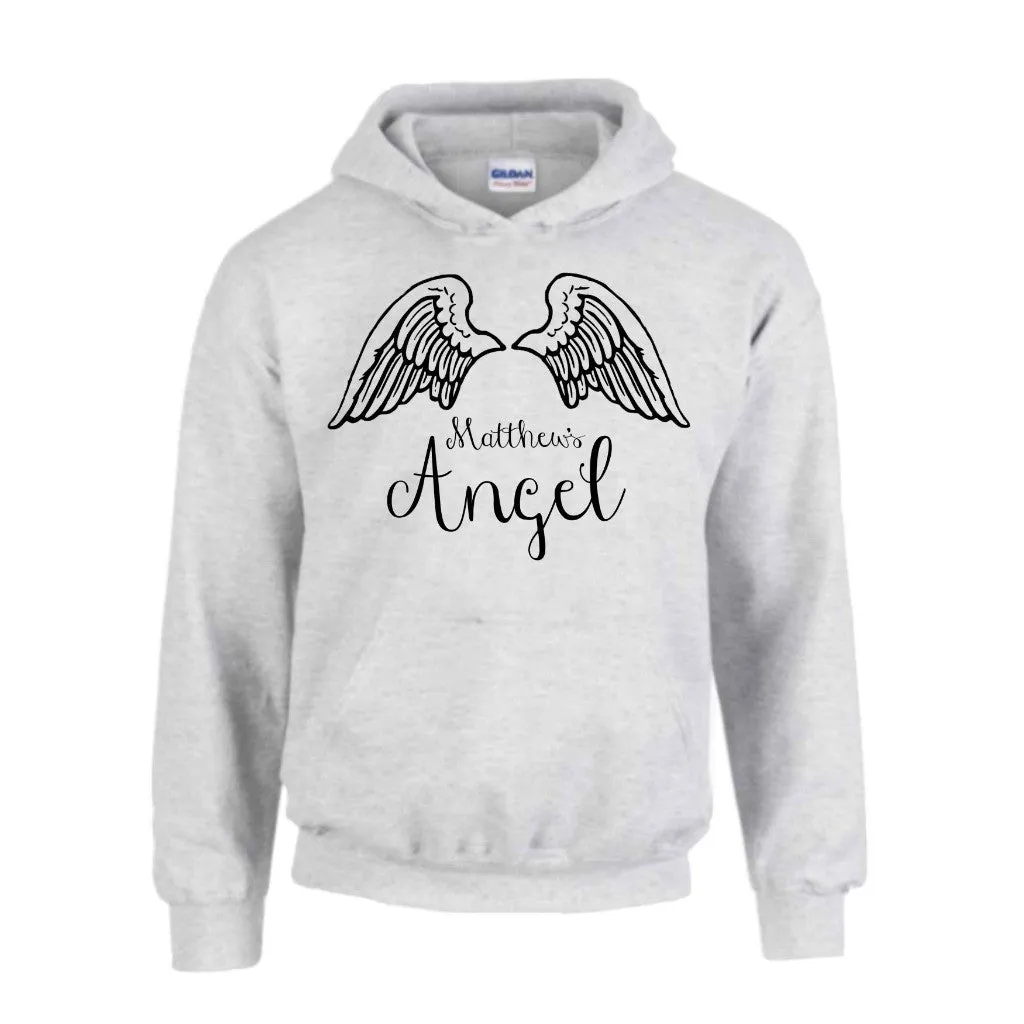 Cowboy & Angel Design Personalized with Your Names Hoodies