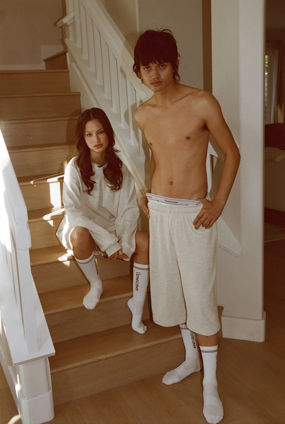 Cozy waffle boxer shorts