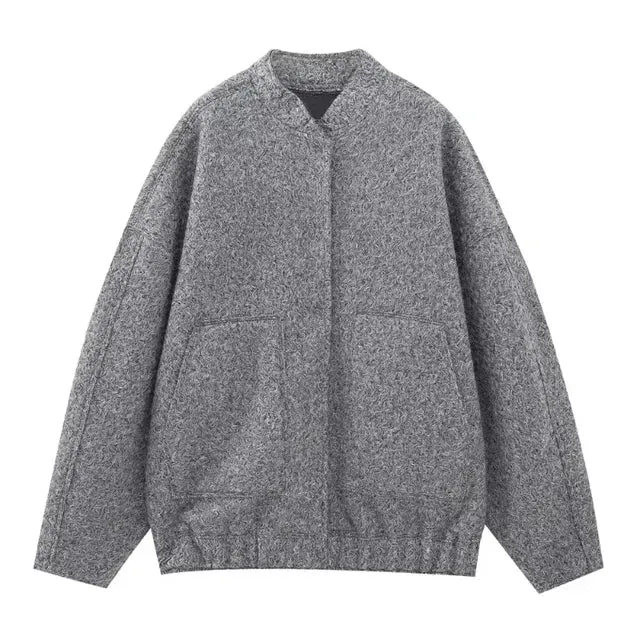 Cozzina - oversized chunky knitted jacket