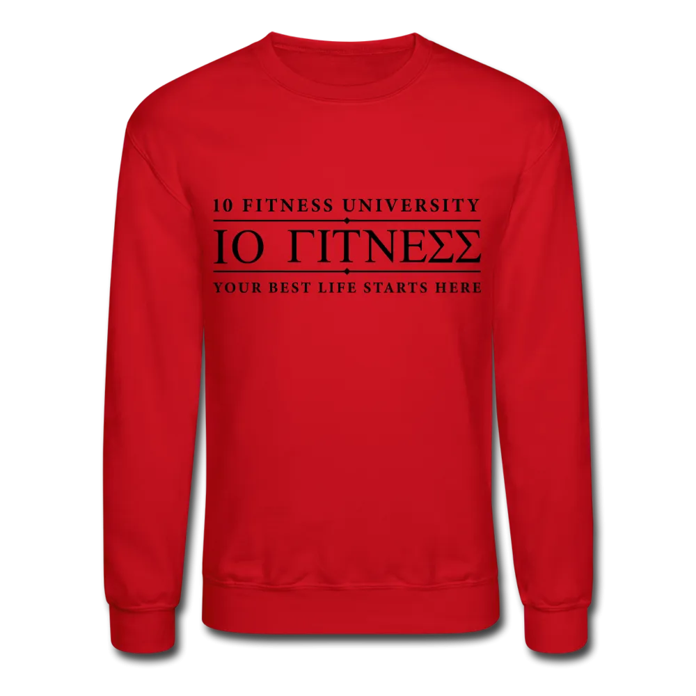 Crewneck Sweatshirt Staff Blk Ltr