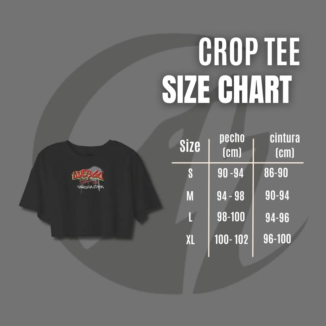 CROP TEE INSIGNIA CALLEJERA - BLACK