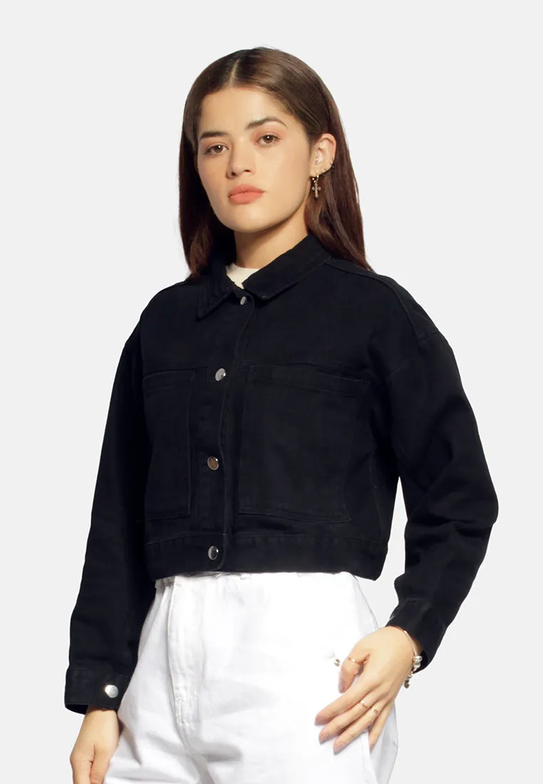 Cropped Denim Jacket