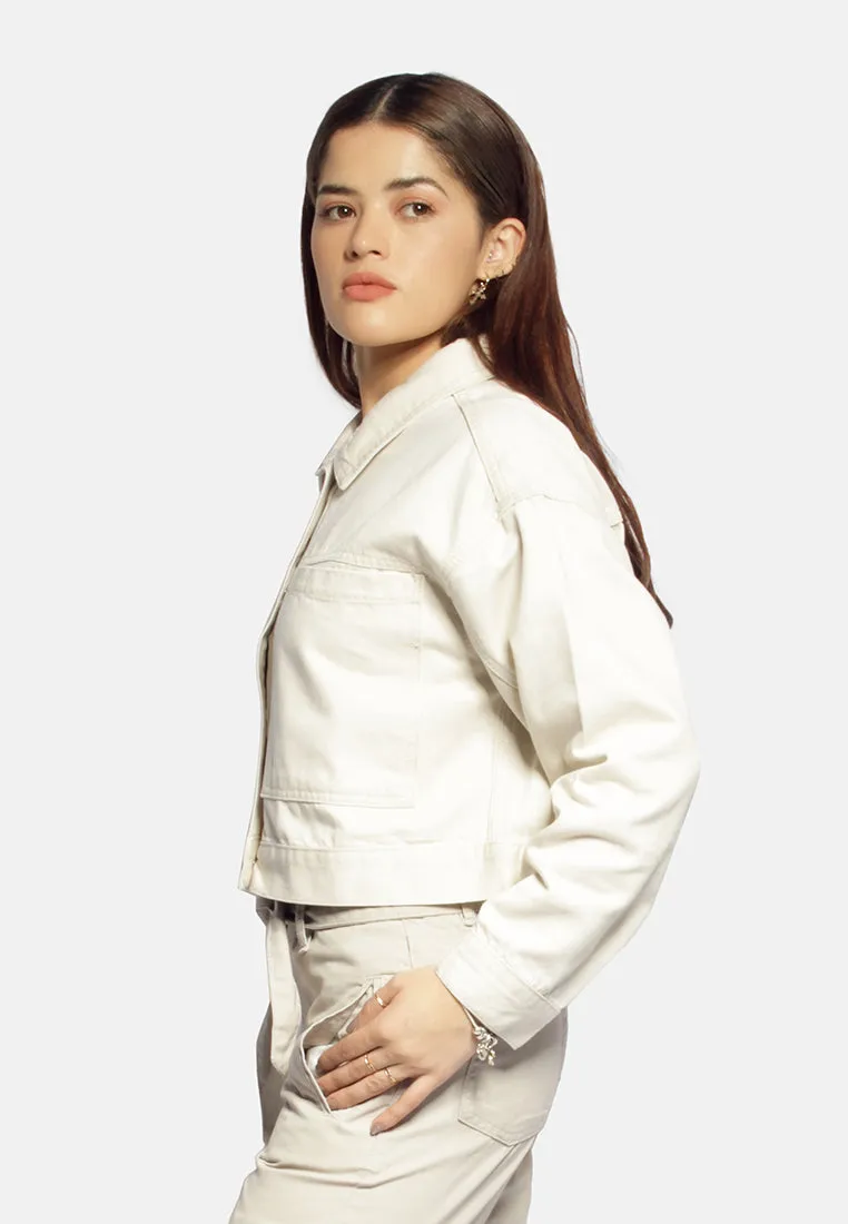 Cropped Denim Jacket