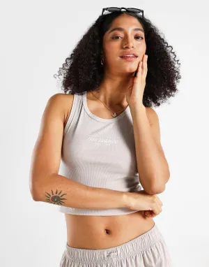 Cropped Ribbed Tank