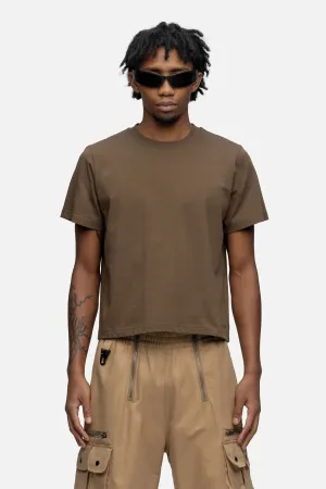 CROPPED T-SHIRT MOSS