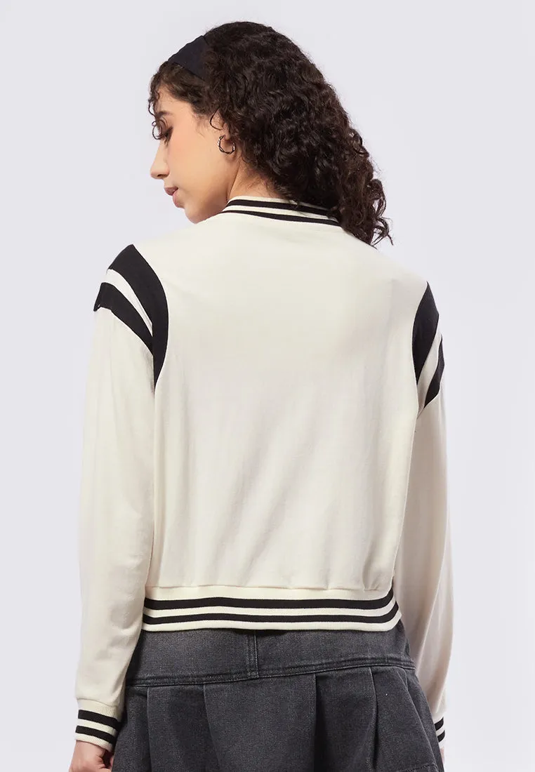 Cropped Varsity Jacket