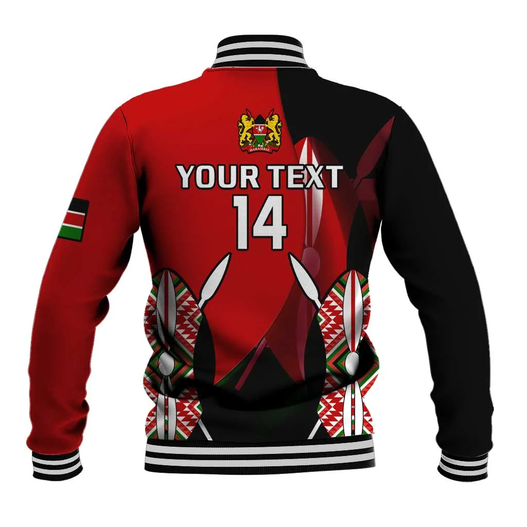 Custom Kenya Rugby Sevens Kenyan Sporty Version Baseball Jacket LT14
