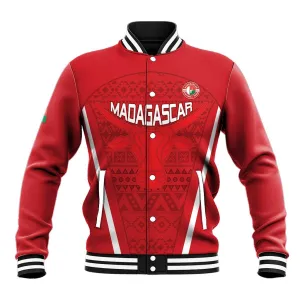 Custom Madagascar Football Baseball Jacket Go Champions LT15