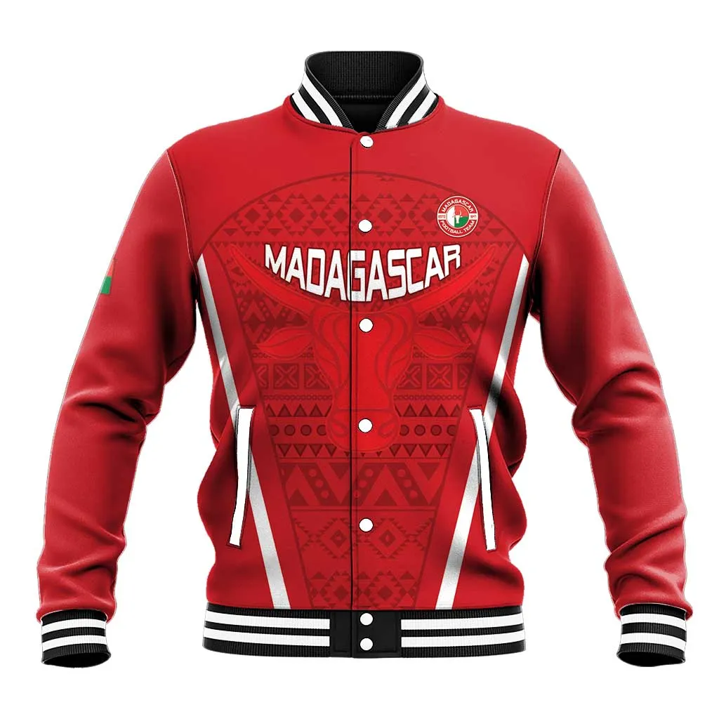 Custom Madagascar Football Baseball Jacket Go Champions LT15