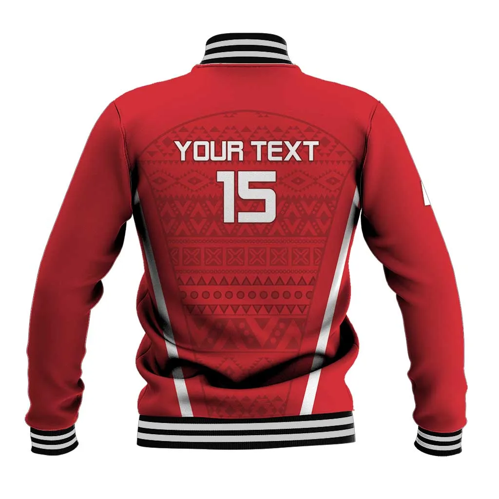 Custom Madagascar Football Baseball Jacket Go Champions LT15
