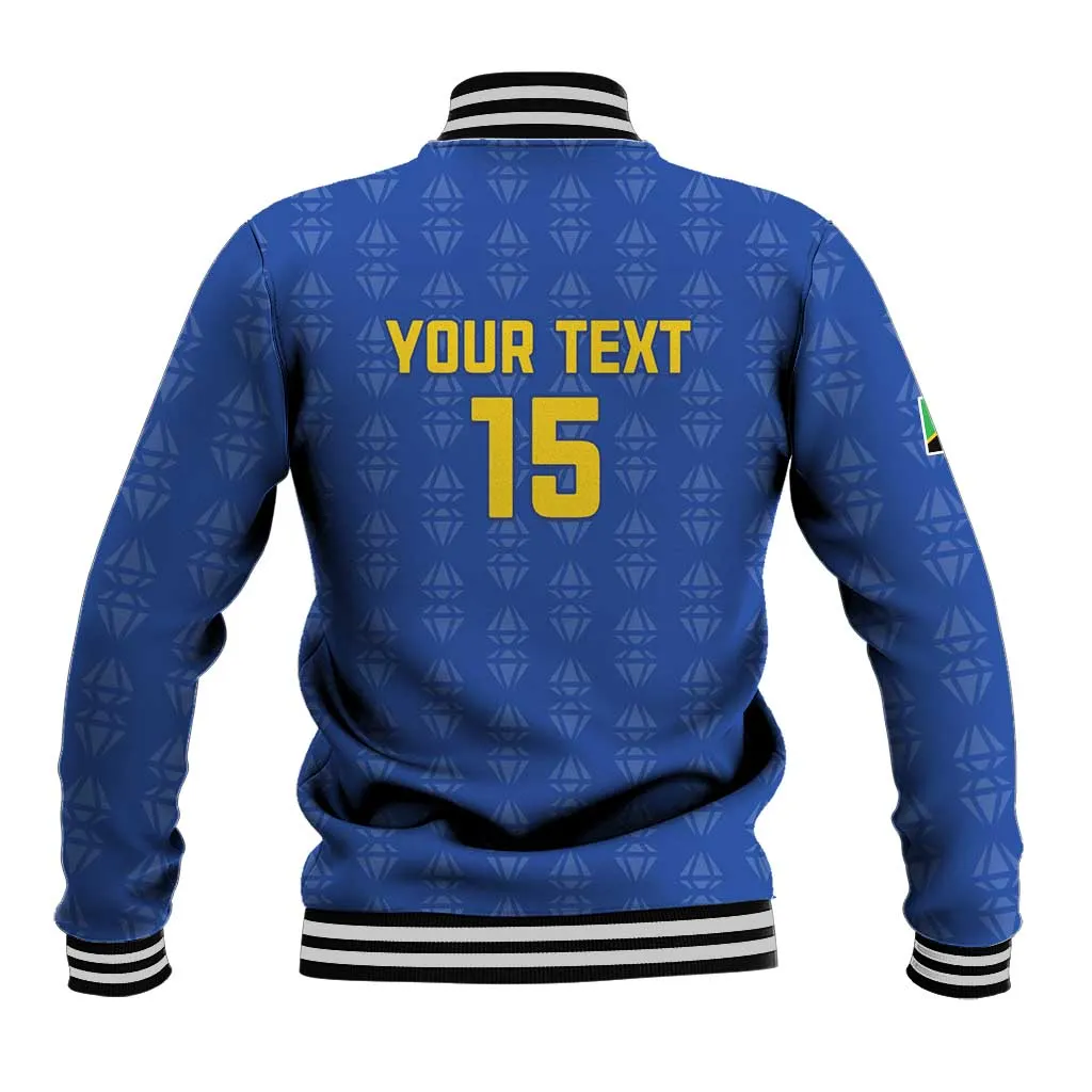 Custom Tanzania Football Baseball Jacket Taifa Stars Go Champions LT15