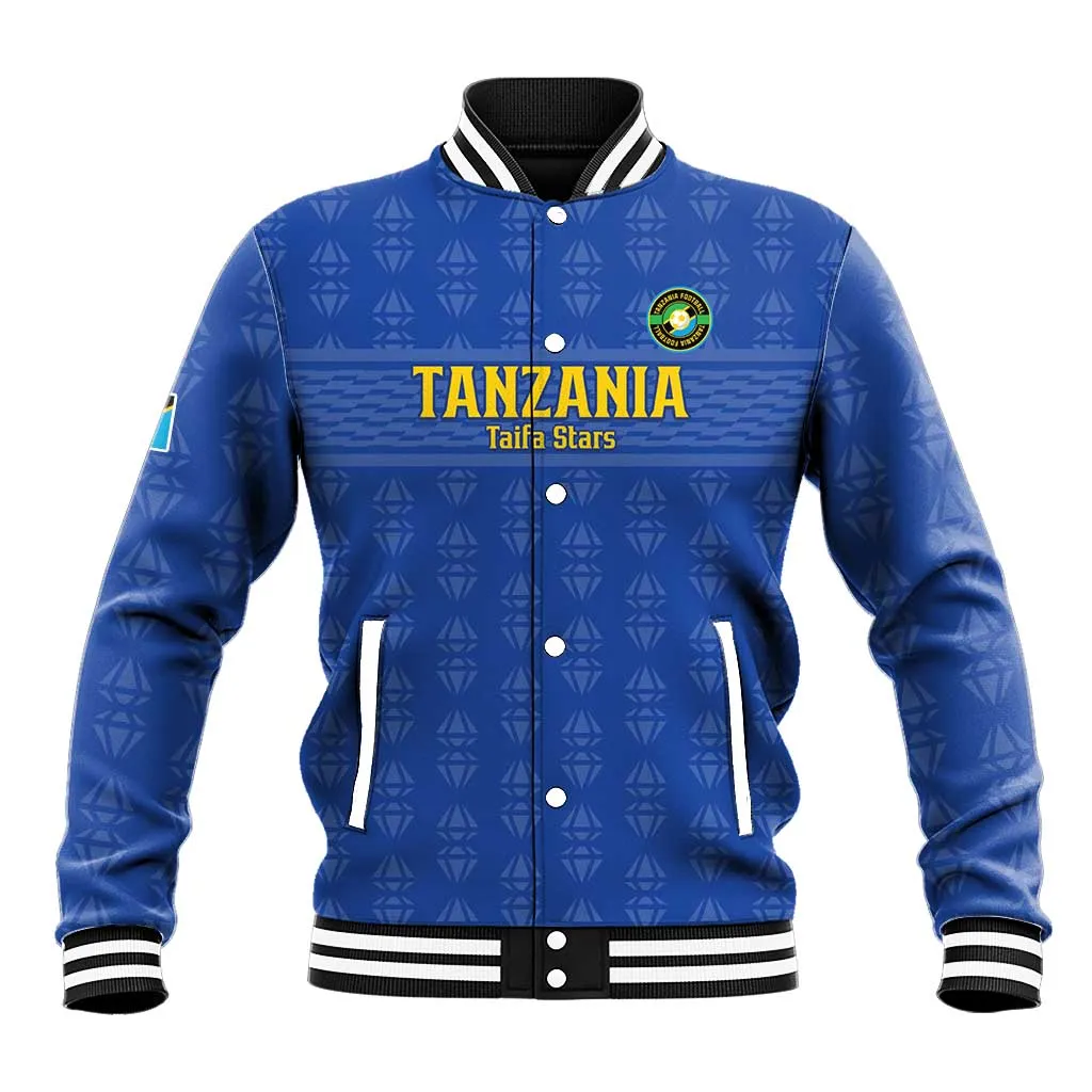 Custom Tanzania Football Baseball Jacket Taifa Stars Go Champions LT15