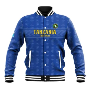 Custom Tanzania Football Baseball Jacket Taifa Stars Go Champions LT15