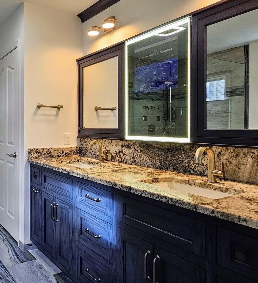 Customize Your Frameless Android Touchscreen DAKboard Smart Vanity Mirror - Choose Your Display and Mirror Size