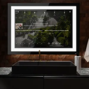 Customize Your Frameless Android Touchscreen DAKboard Smart Vanity Mirror - Choose Your Display and Mirror Size