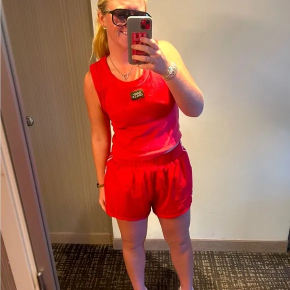 Daily Drills Red Varsity Bounce shorts!