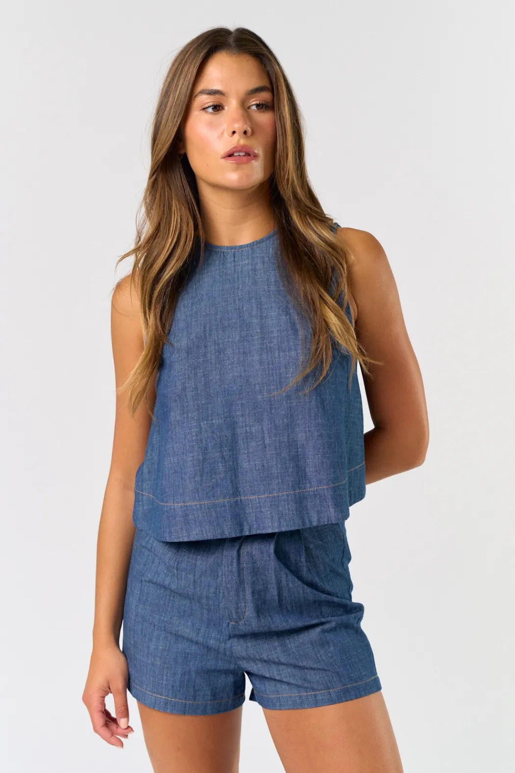 Denim Tank Top