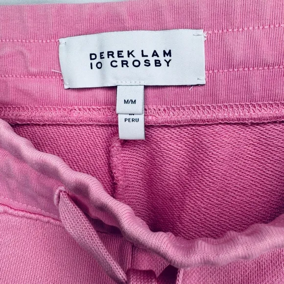 Derek Lam 10 Crosby Cotton Terry Shorts M/M Pink