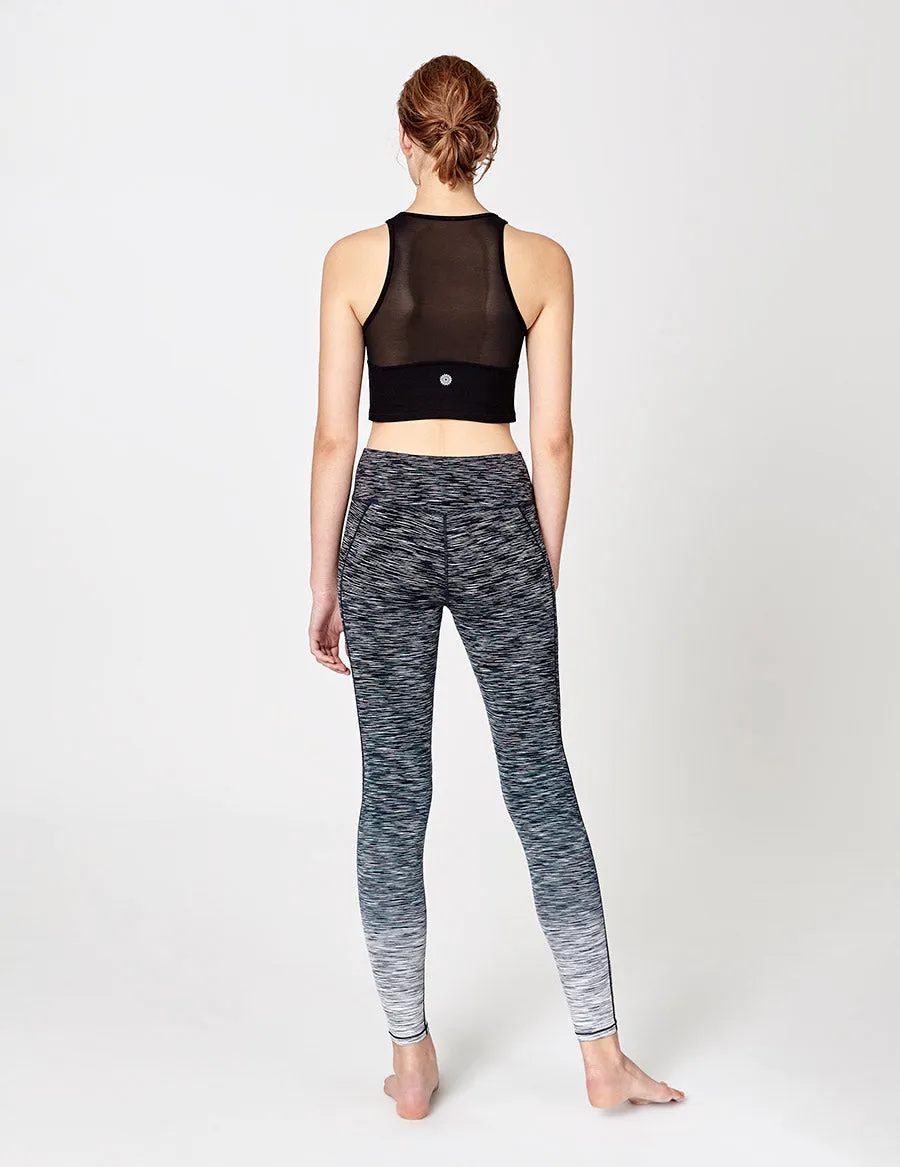 easyoga LA-VEDA Noble Cropped Tank - L1 Black