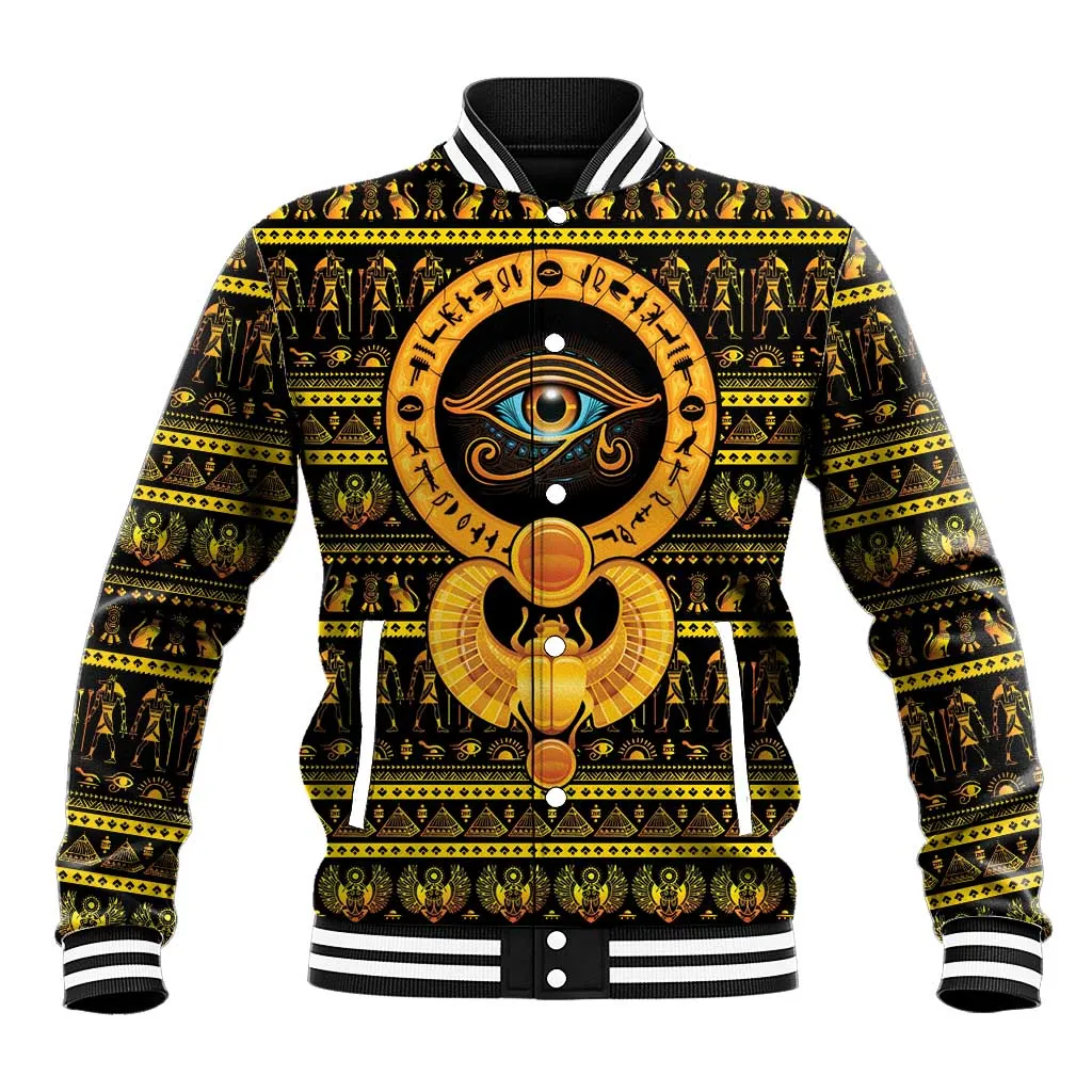 Egyptian God of The Sun Eye of Ra Baseball Jacket LT9