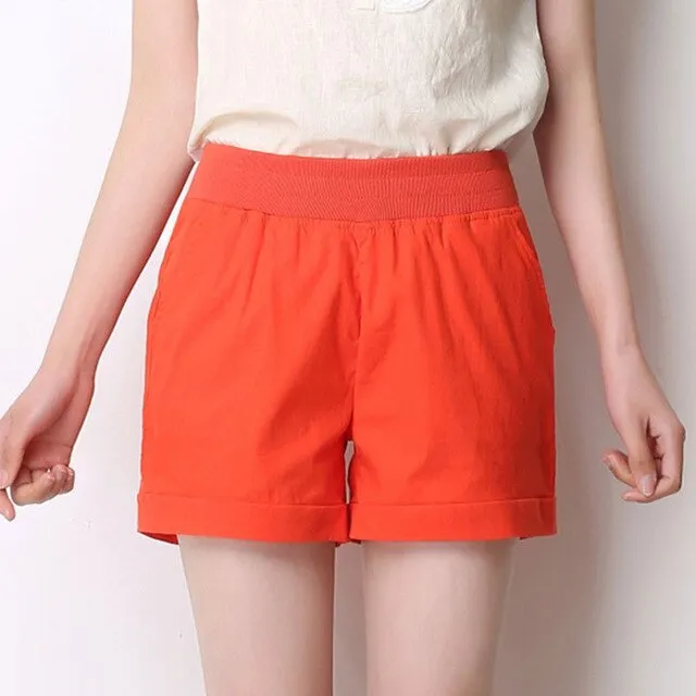 Elastic Waist Shorts