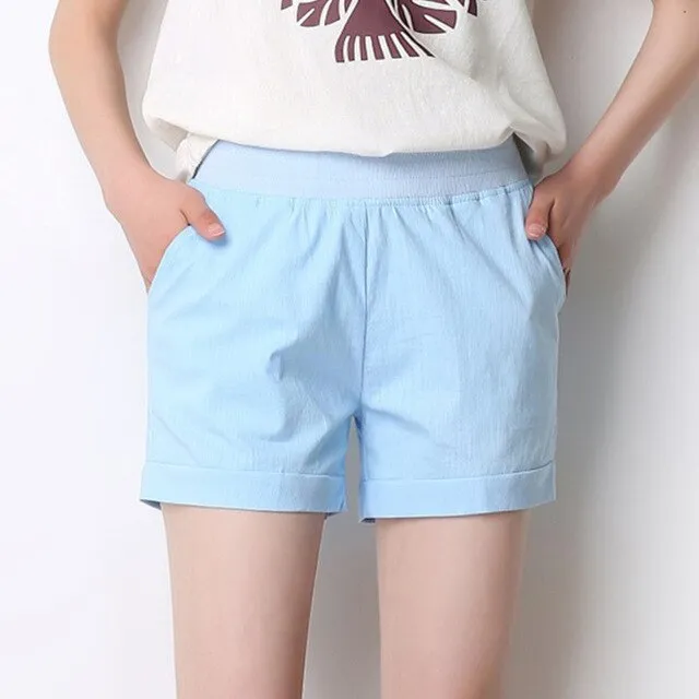 Elastic Waist Shorts