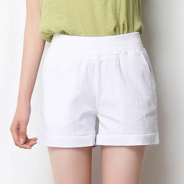 Elastic Waist Shorts