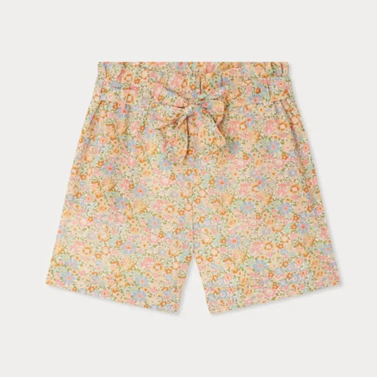 Elmie belted shorts made with Liberty fabrics