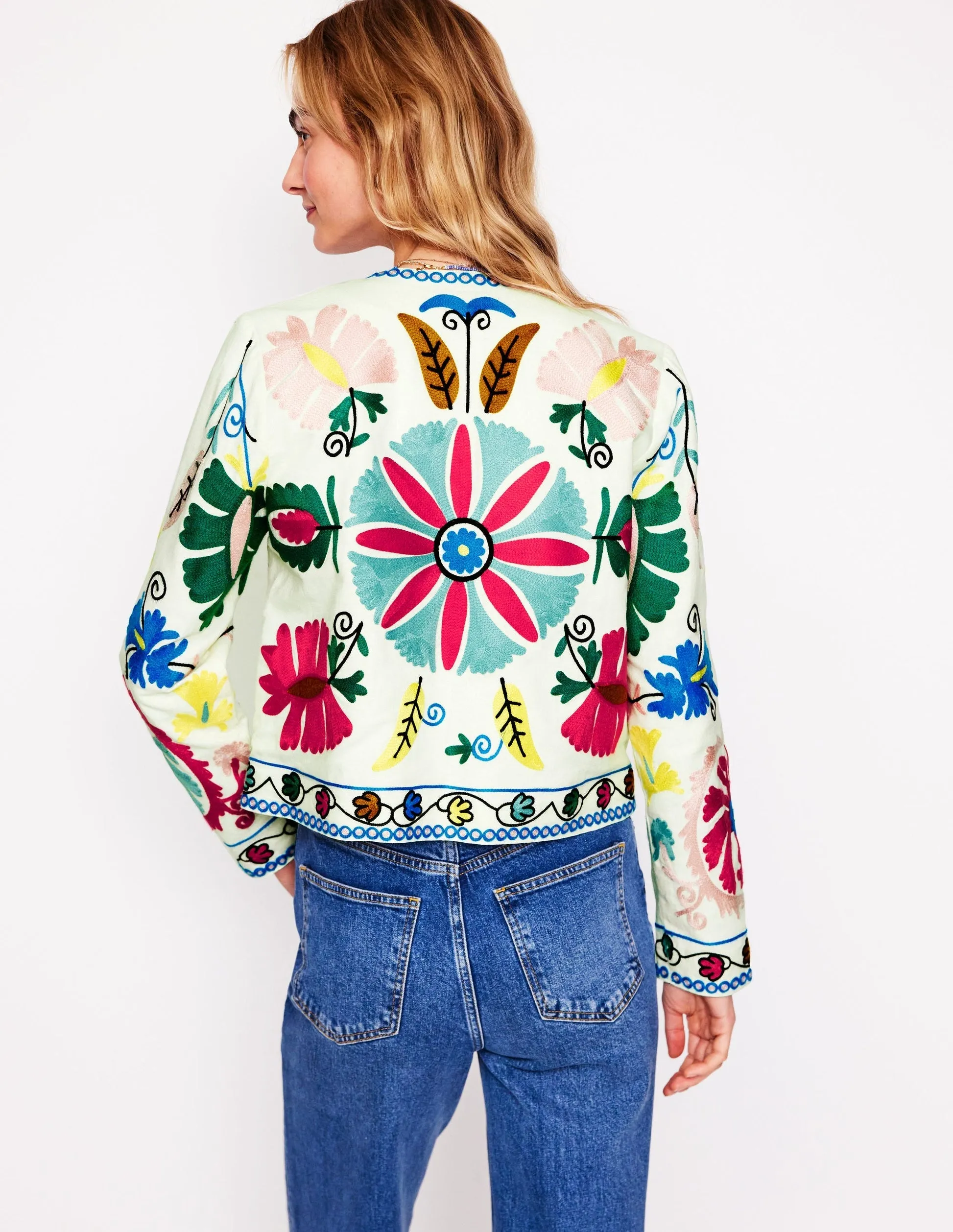 Embroidered Item Jacket