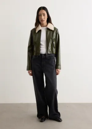 Empire Faux Shearling Jacket