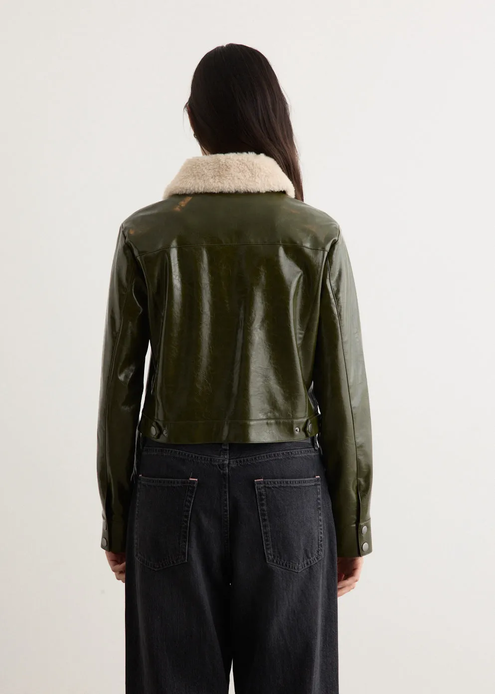 Empire Faux Shearling Jacket