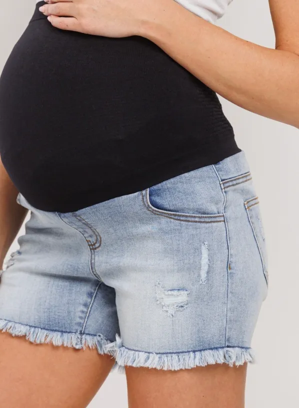 Erica O/B Distressed Shorts