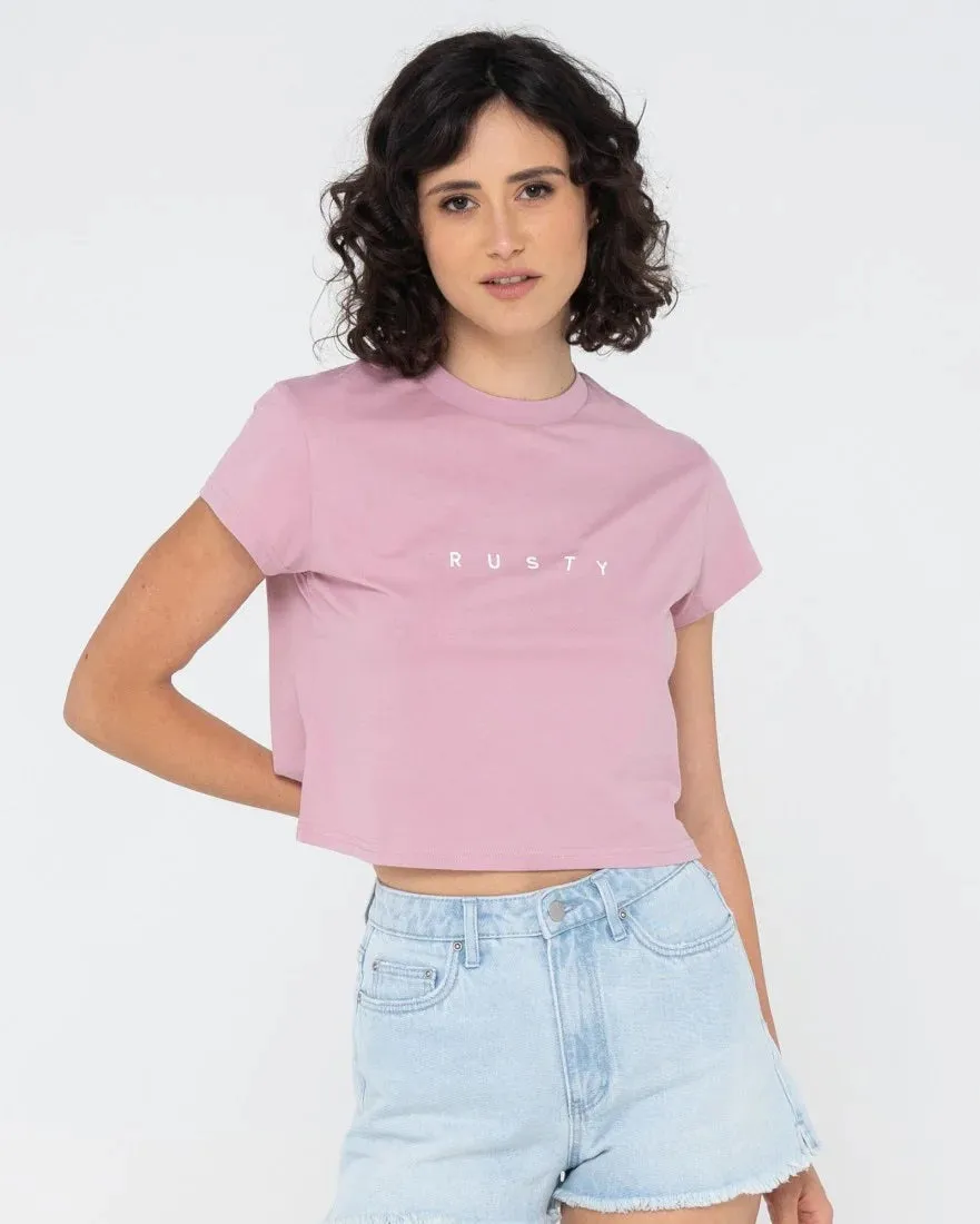 Essentials Classic Slim Crop Tee