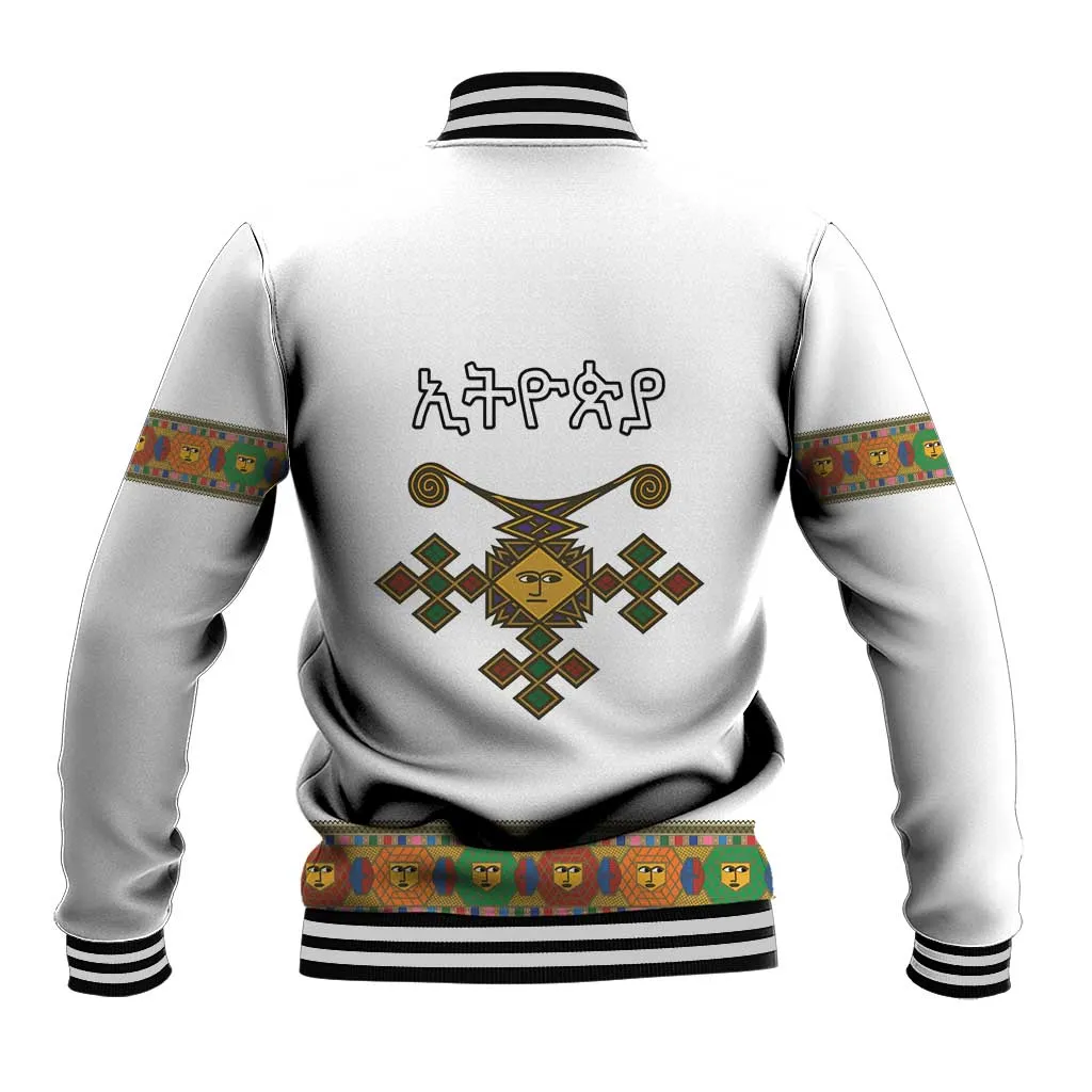 Ethiopia Saba Kemis Habesha Style Baseball Jacket LT15