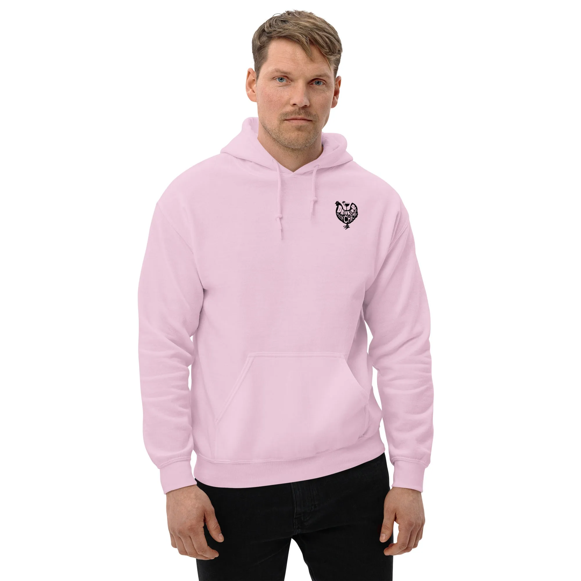 Fancy Drinks with Chickens Unisex Hoodie