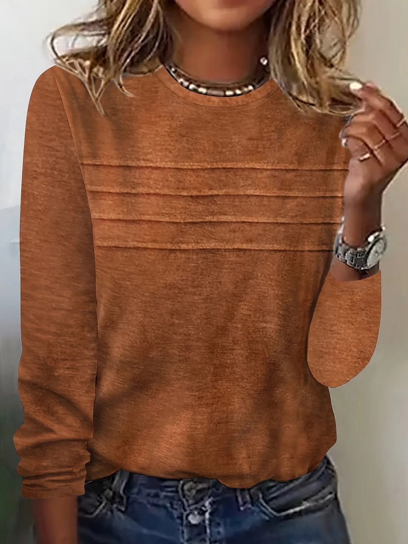 Fenna | Casual Round Neck Sweater