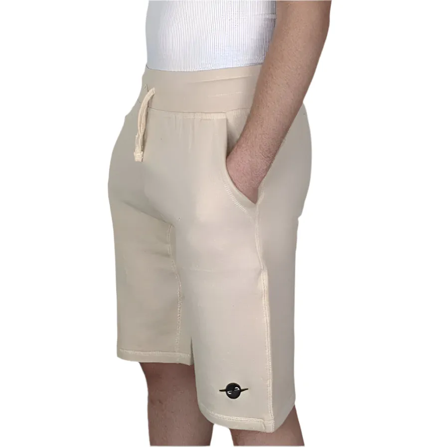 FLEECE LOUNGE SHORTS • SAND